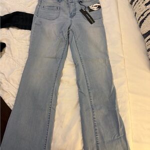 Nine West Light Blue Boot Cut Jeans